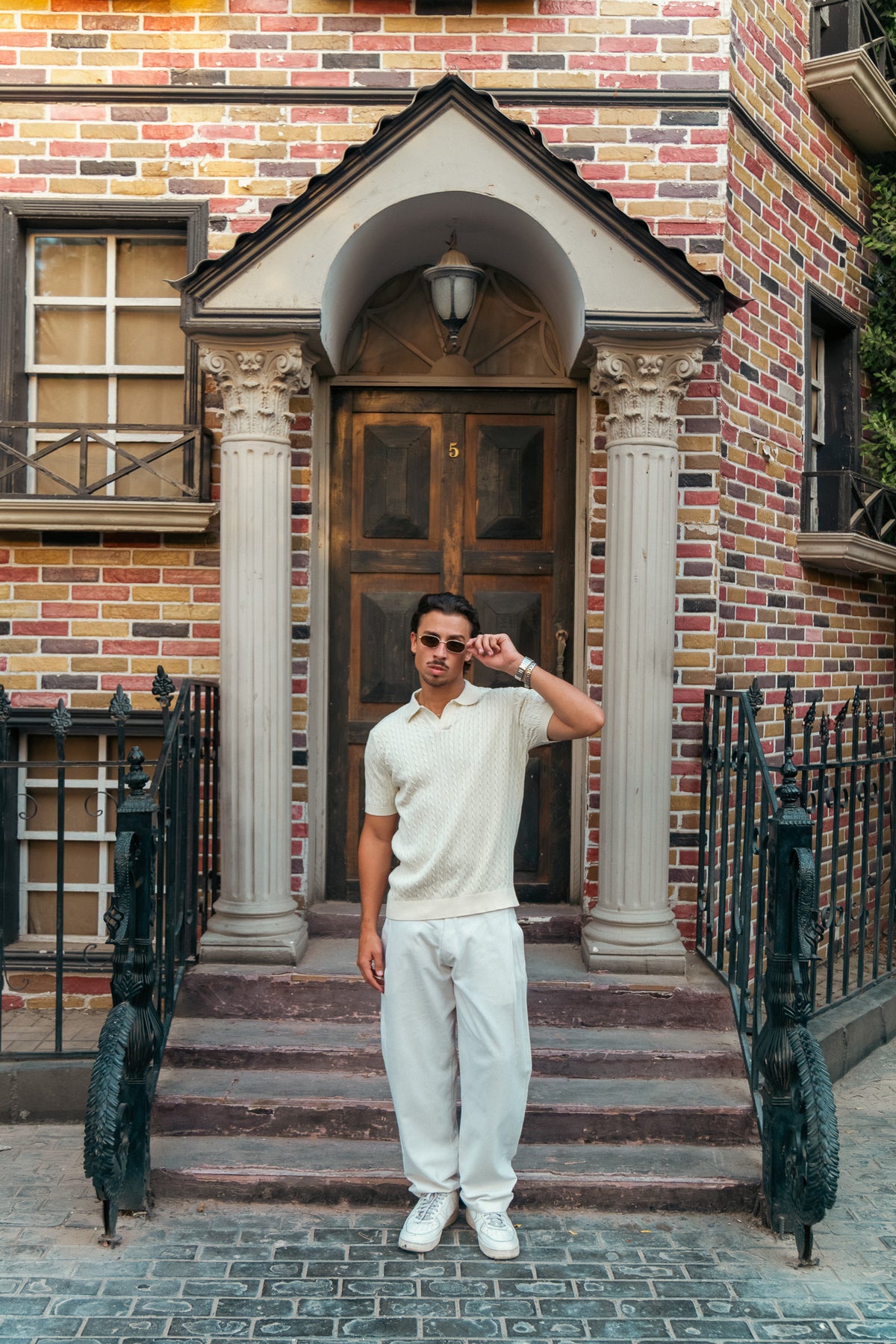 The Cable knit Polo