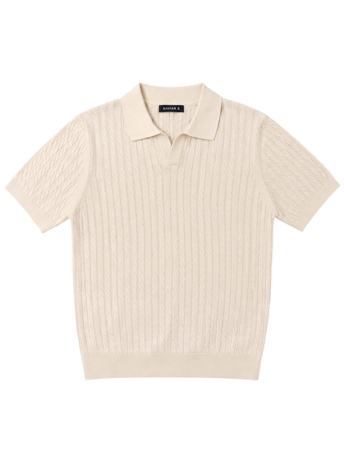 The Cable knit Polo